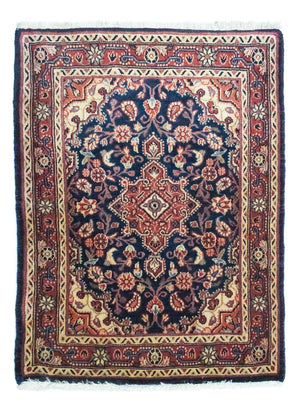 Persisk tæppe - Classic - 92 x 70 cm - blå
