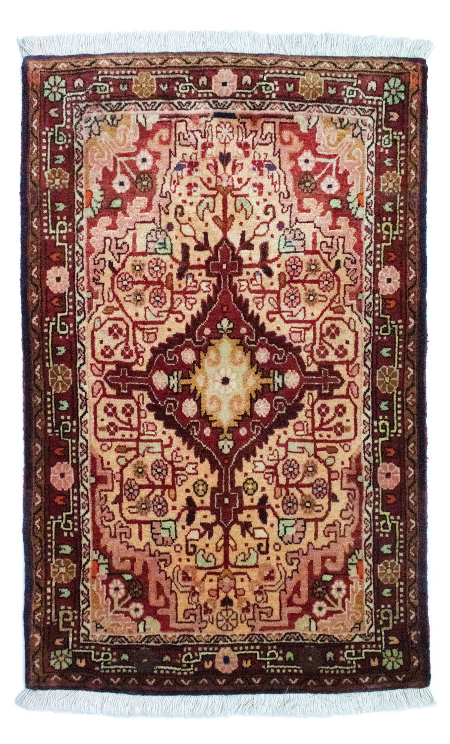 Persisk tæppe - Classic - 101 x 65 cm - lysrød