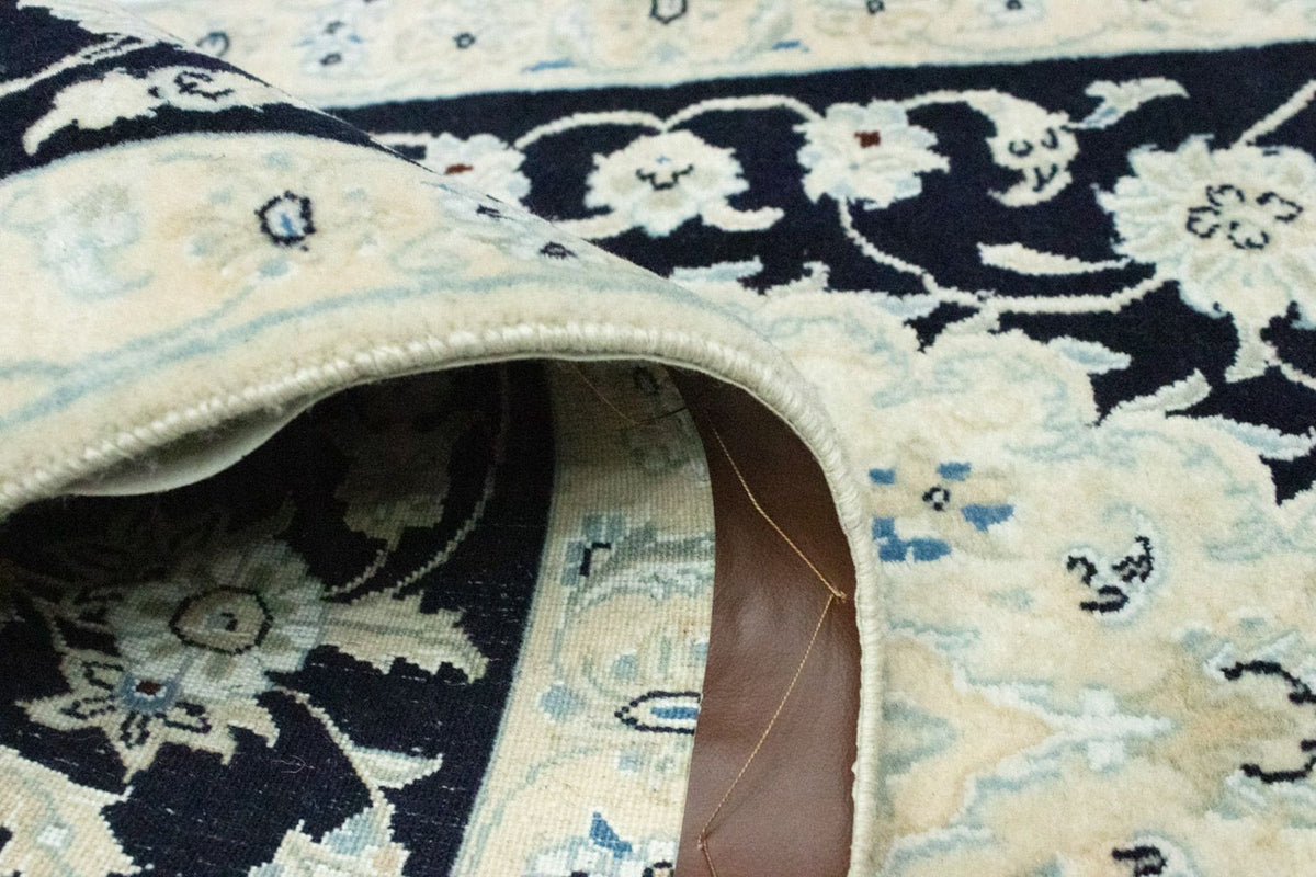 Løber Persisk tæppe - Nain - 203 x 70 cm - mørkeblå