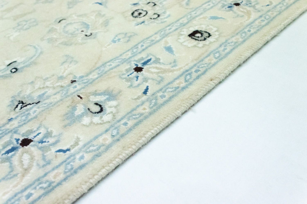 Løber Persisk tæppe - Nain - 207 x 68 cm - naturlig hvid