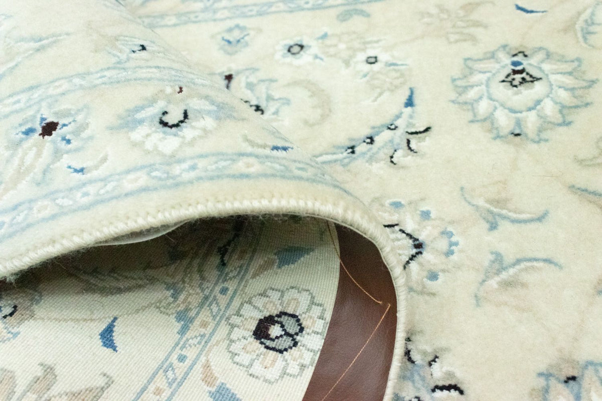 Løber Persisk tæppe - Nain - 207 x 68 cm - naturlig hvid