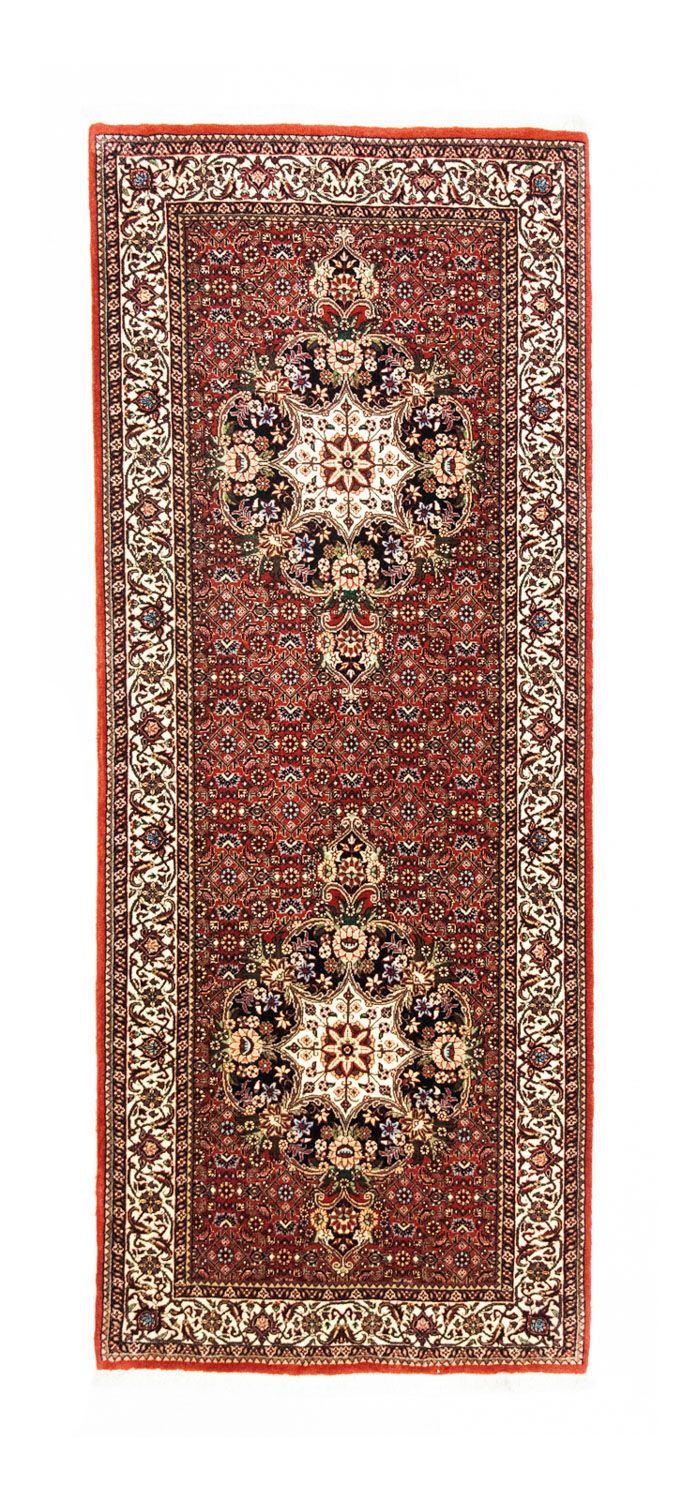 Løber Persisk tæppe - Bijar - 216 x 85 cm - rød
