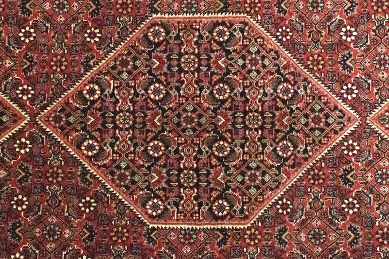 Løber Persisk tæppe - Bijar - 195 x 75 cm - rød