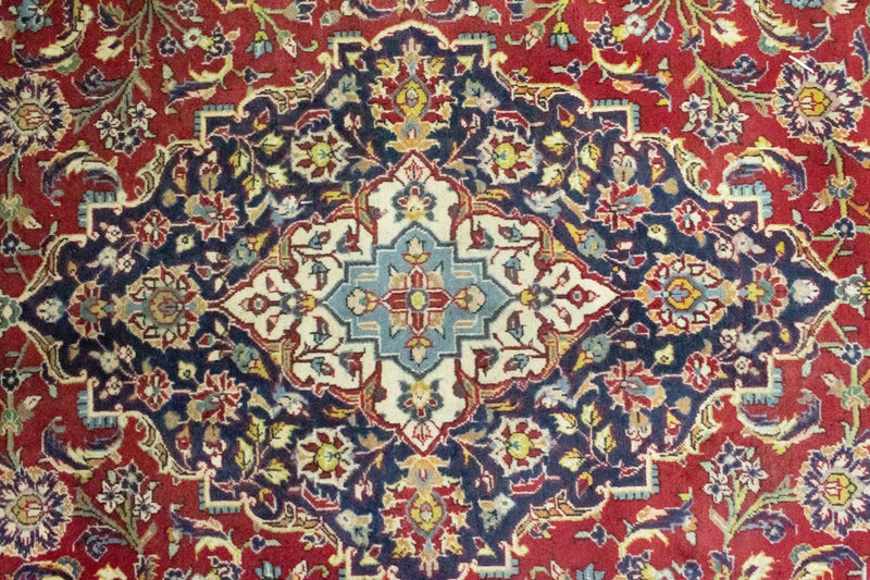 Persisk tæppe - Keshan - 352 x 250 cm - rød