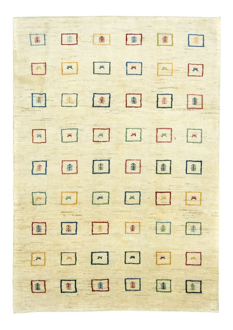Gabbeh-tæppe - Persisk - 281 x 195 cm - beige