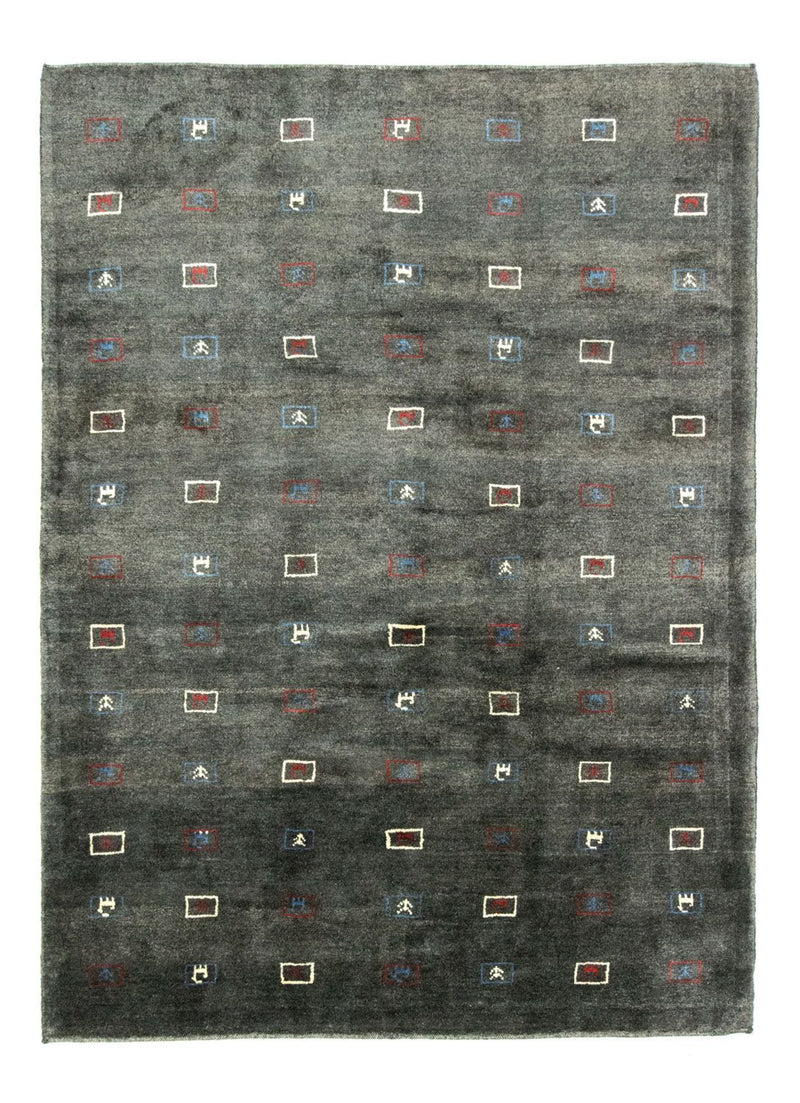 Gabbeh-tæppe - Persisk - 235 x 174 cm - grå