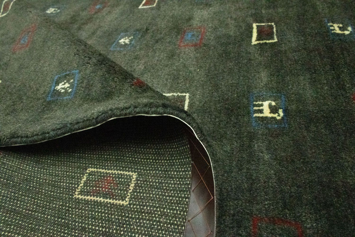 Gabbeh-tæppe - Persisk - 235 x 174 cm - grå