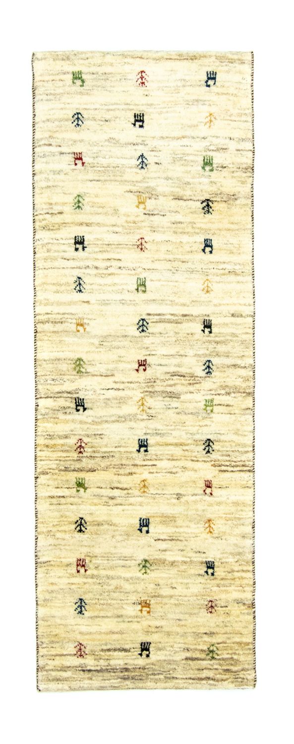 Løber Gabbeh-tæppe - Persisk - 219 x 75 cm - beige