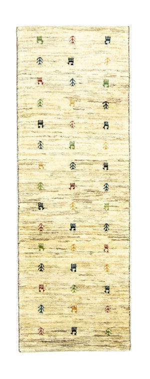 Løber Gabbeh-tæppe - Persisk - 219 x 75 cm - beige