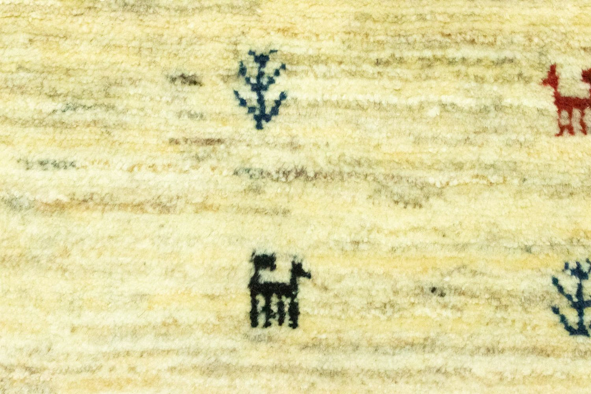 Løber Gabbeh-tæppe - Persisk - 219 x 75 cm - beige