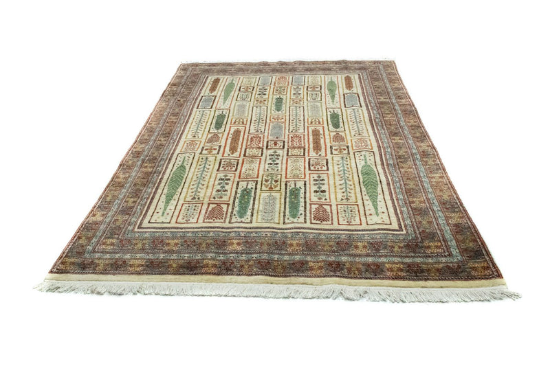 Gabbeh Tæppe - Loribaft Persisk - 260 x 172 cm - farvet