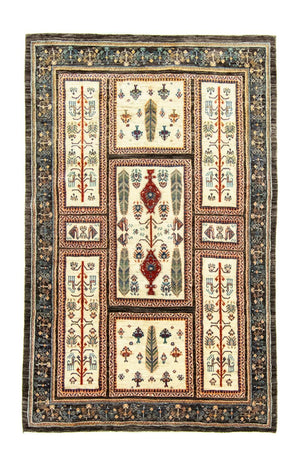Gabbeh Tæppe - Loribaft Persisk - 251 x 162 cm - farvet