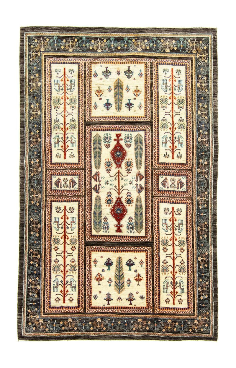 Gabbeh Tæppe - Loribaft Persisk - 251 x 162 cm - farvet