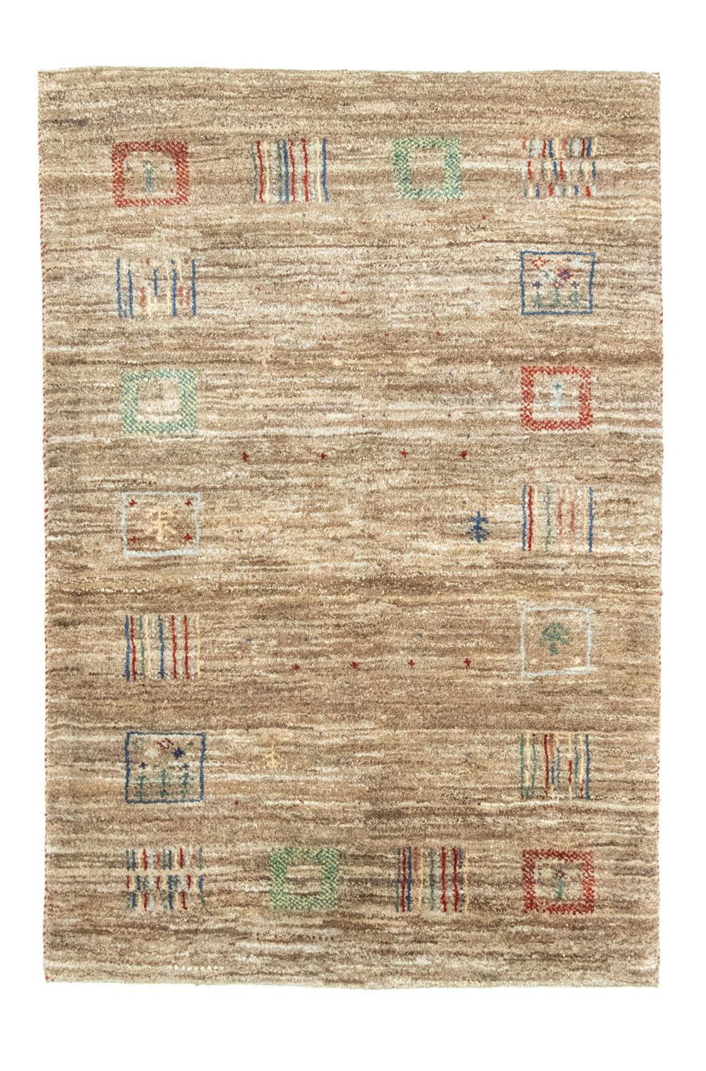 Gabbeh-tæppe - Persisk - 154 x 103 cm - brun