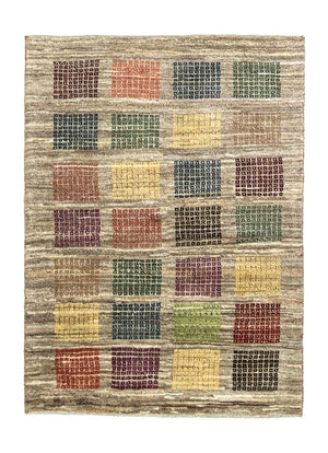 Gabbeh-tæppe - Persisk - 137 x 102 cm - grå