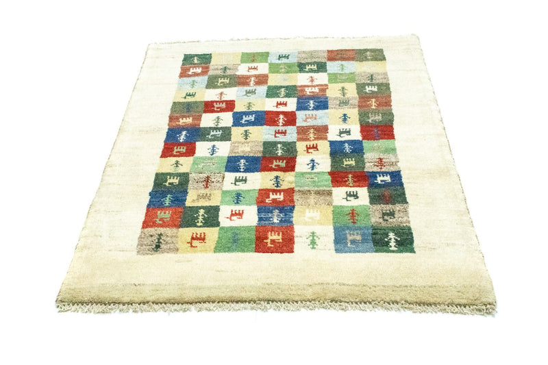 Gabbeh-tæppe - Persisk - 136 x 100 cm - farvet
