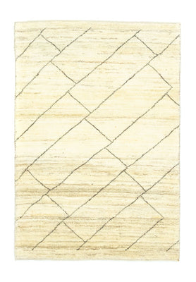 Gabbeh-tæppe - Persisk - 140 x 98 cm - beige