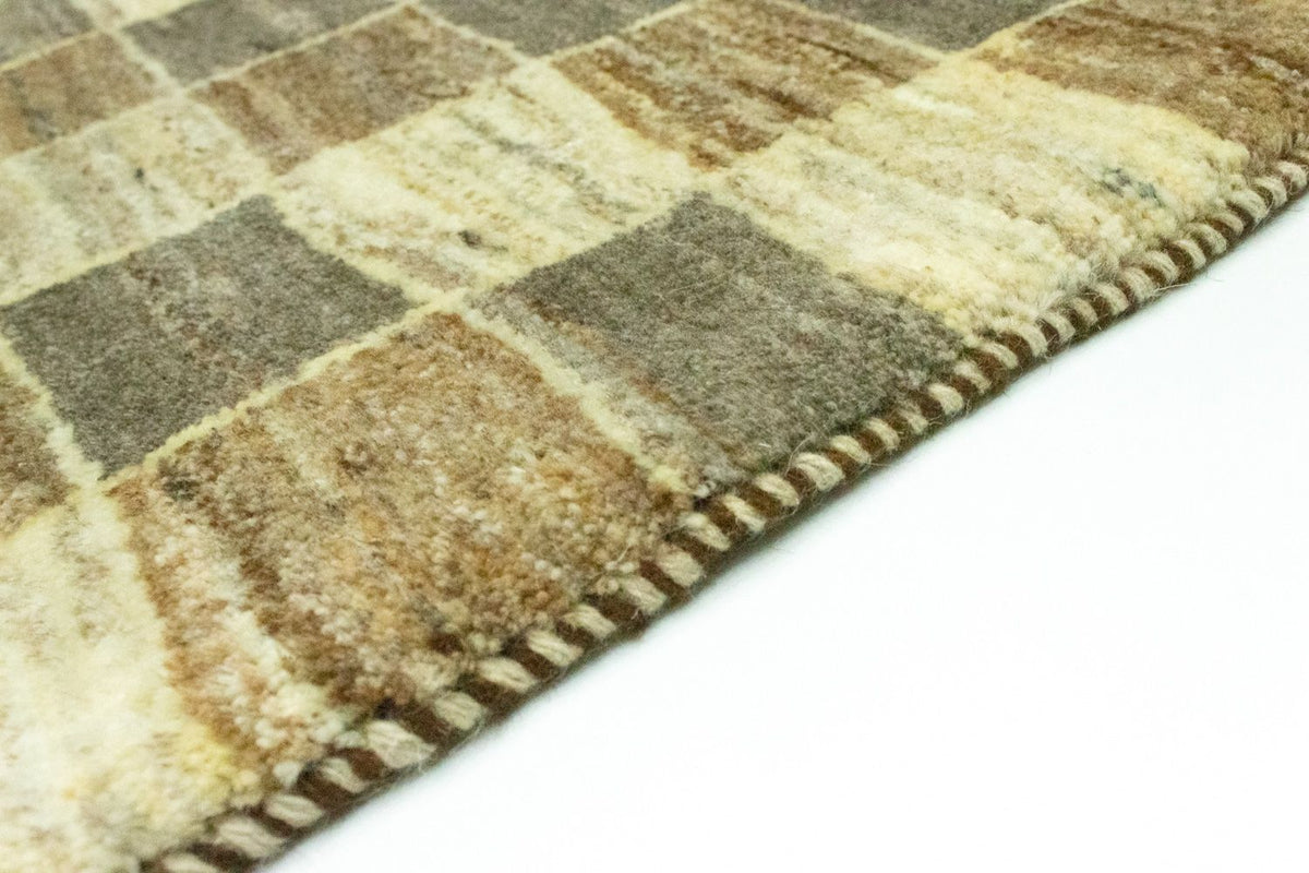 Gabbeh-tæppe - Persisk - 139 x 107 cm - farvet