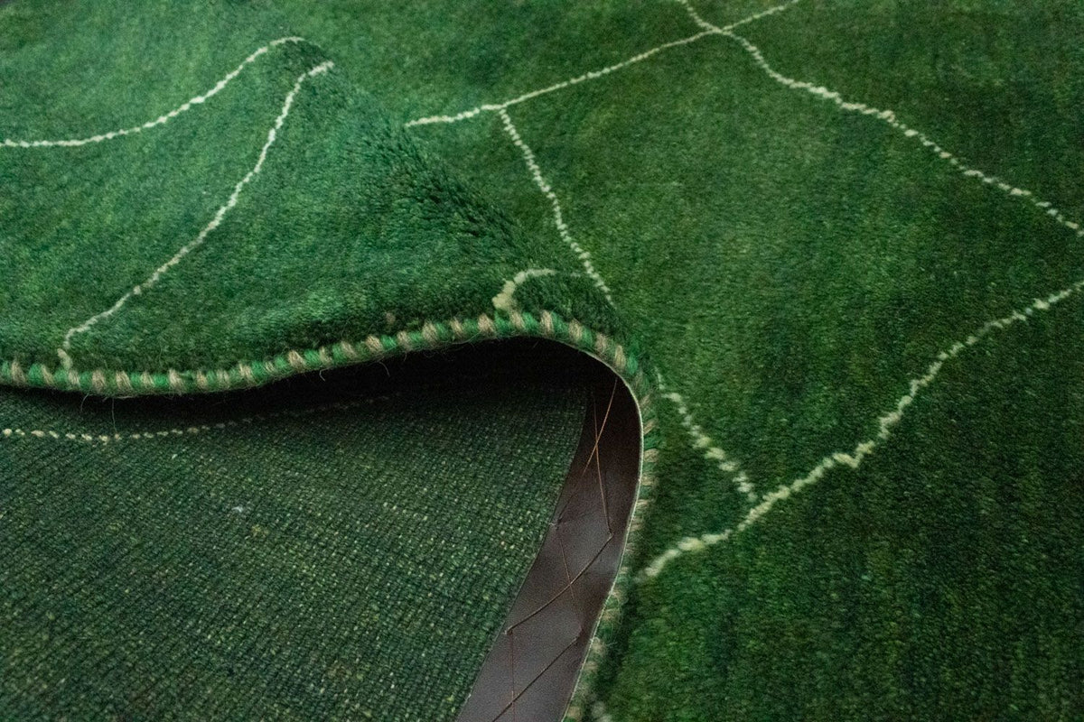 Gabbeh-tæppe - Persisk - 143 x 100 cm - grøn