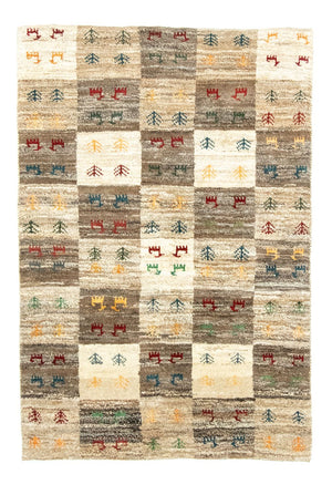 Gabbeh-tæppe - Persisk - 149 x 101 cm - farvet