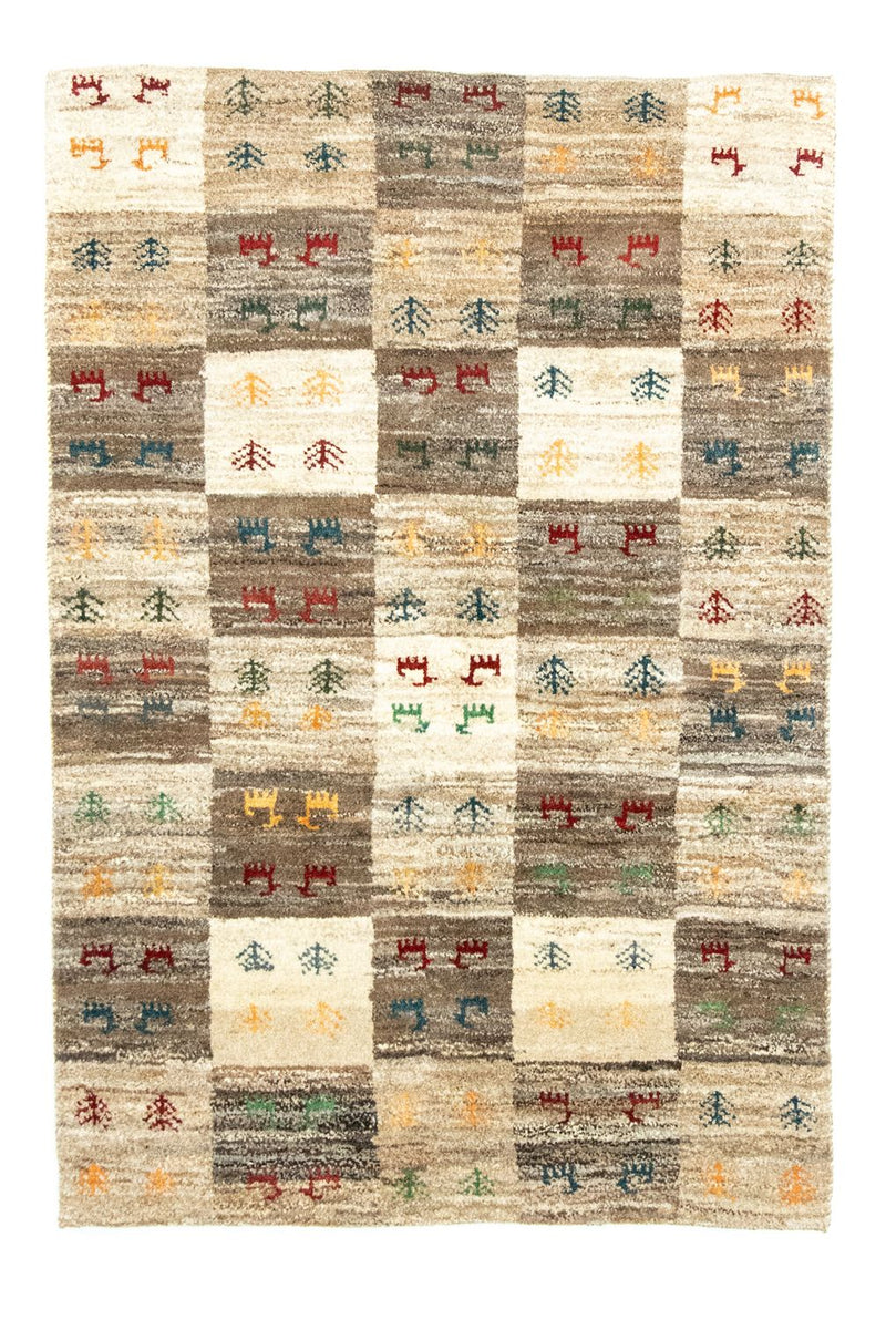 Gabbeh-tæppe - Persisk - 149 x 101 cm - farvet