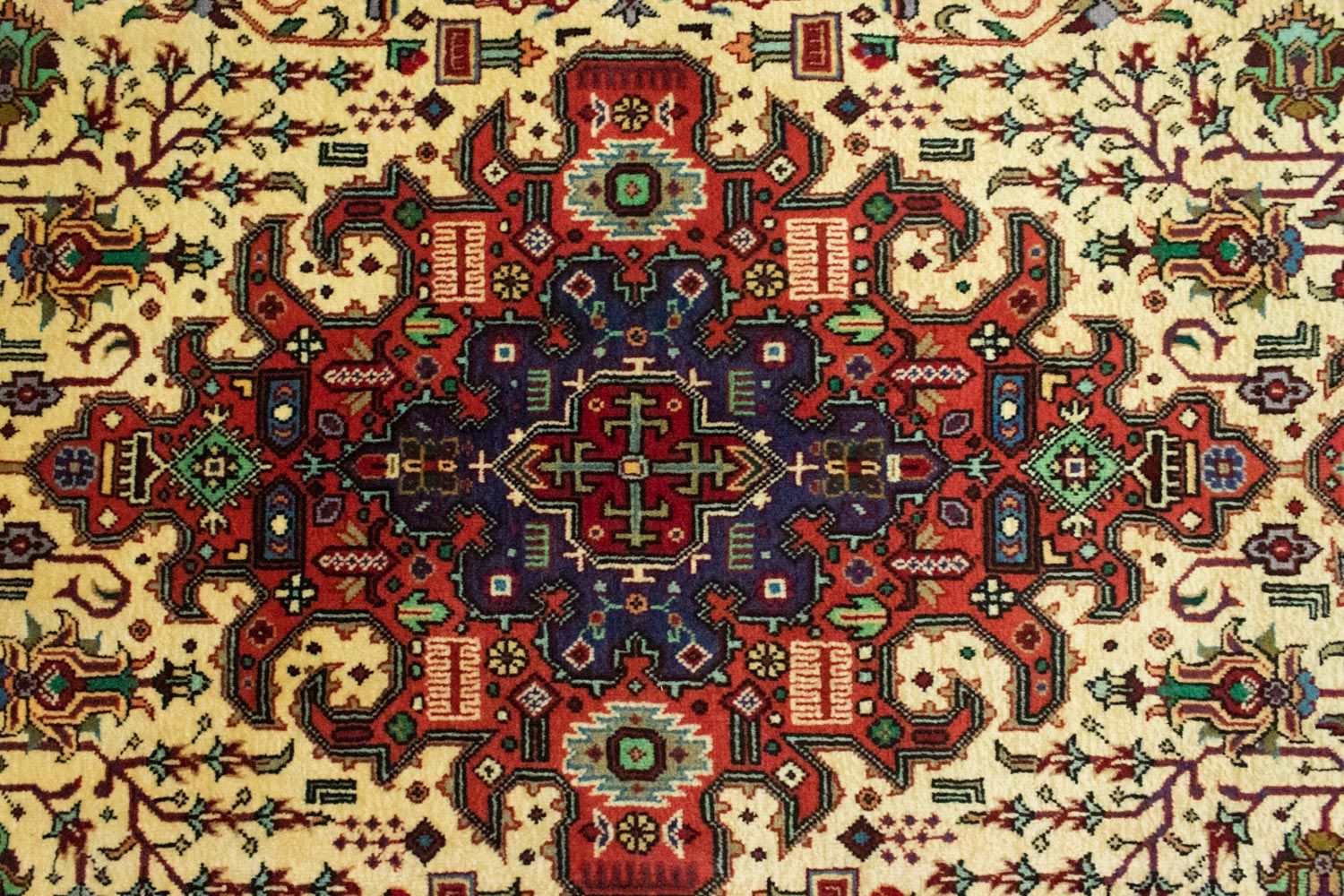 Persisk tæppe - Tabriz - 293 x 202 cm - beige