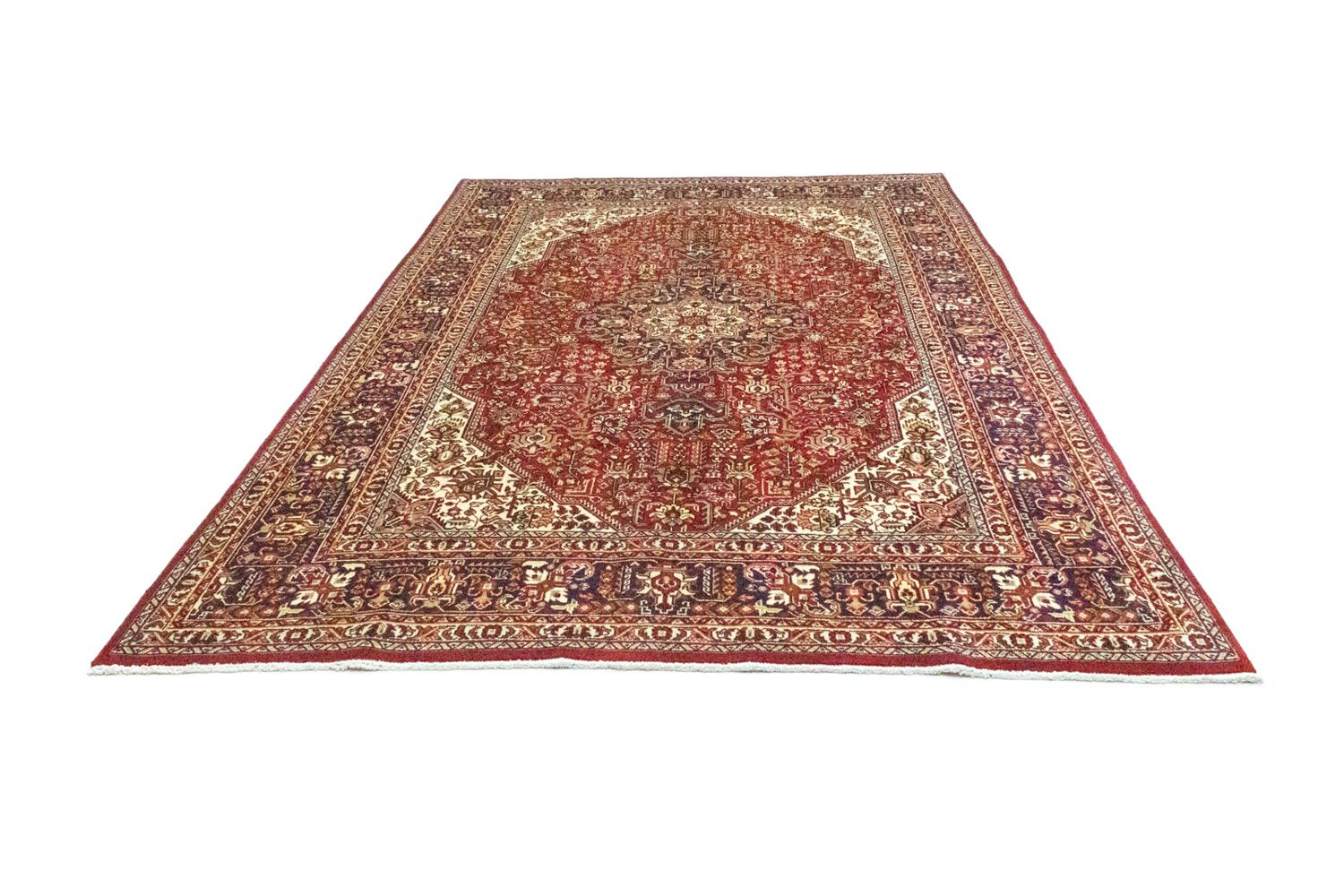 Persisk tæppe - Tabriz - 300 x 200 cm - rød