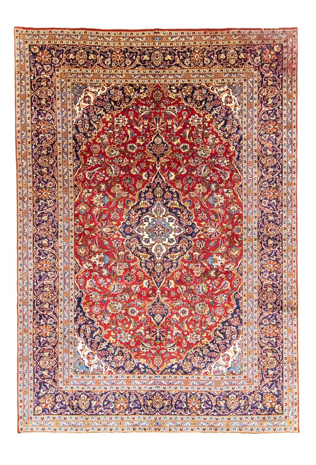 Persisk tæppe - Keshan - 350 x 245 cm - rød