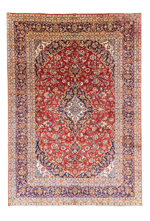 Persisk tæppe - Keshan - 350 x 245 cm - rød