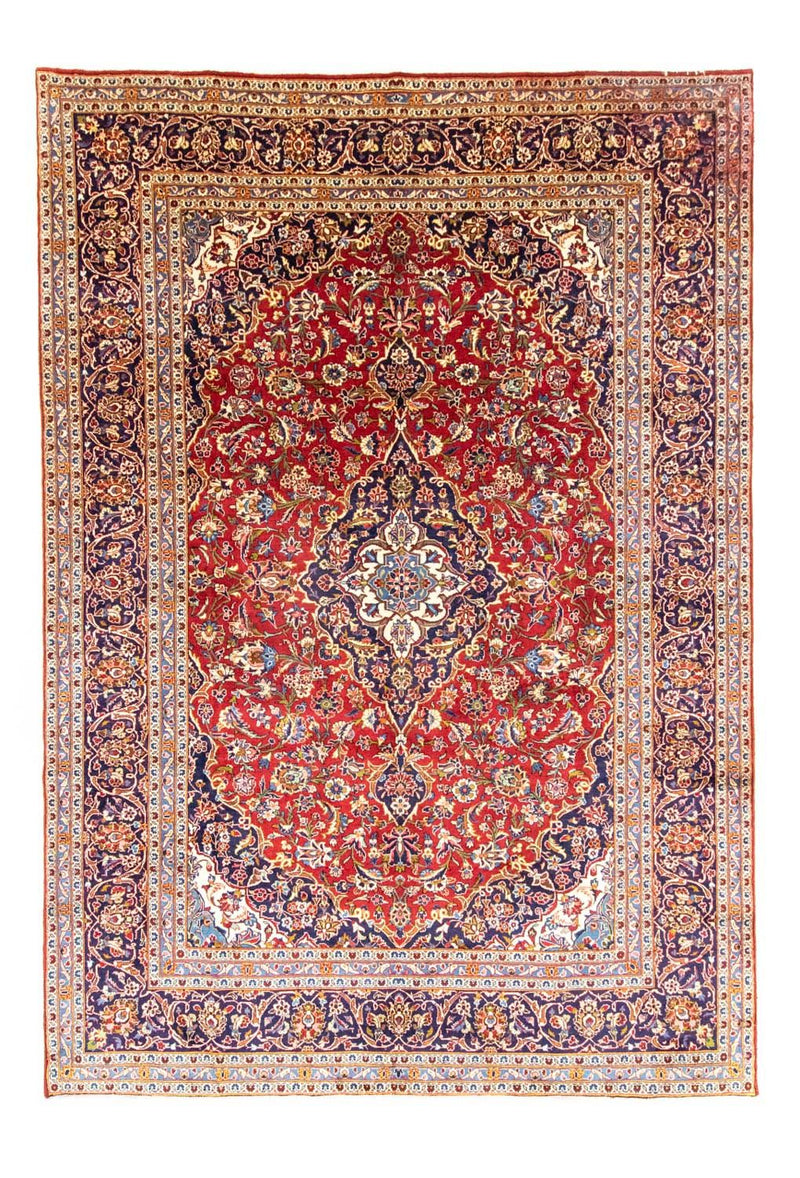 Persisk tæppe - Keshan - 350 x 245 cm - rød
