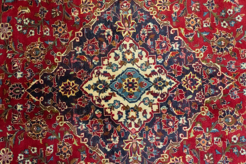 Persisk tæppe - Keshan - 360 x 249 cm - rød