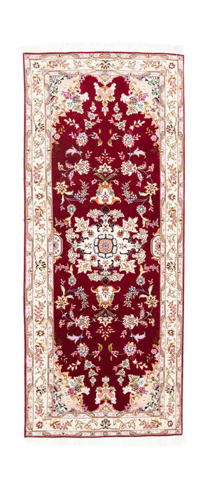 Løber Persisk tæppe - Tabriz - Royal - 200 x 83 cm - rød
