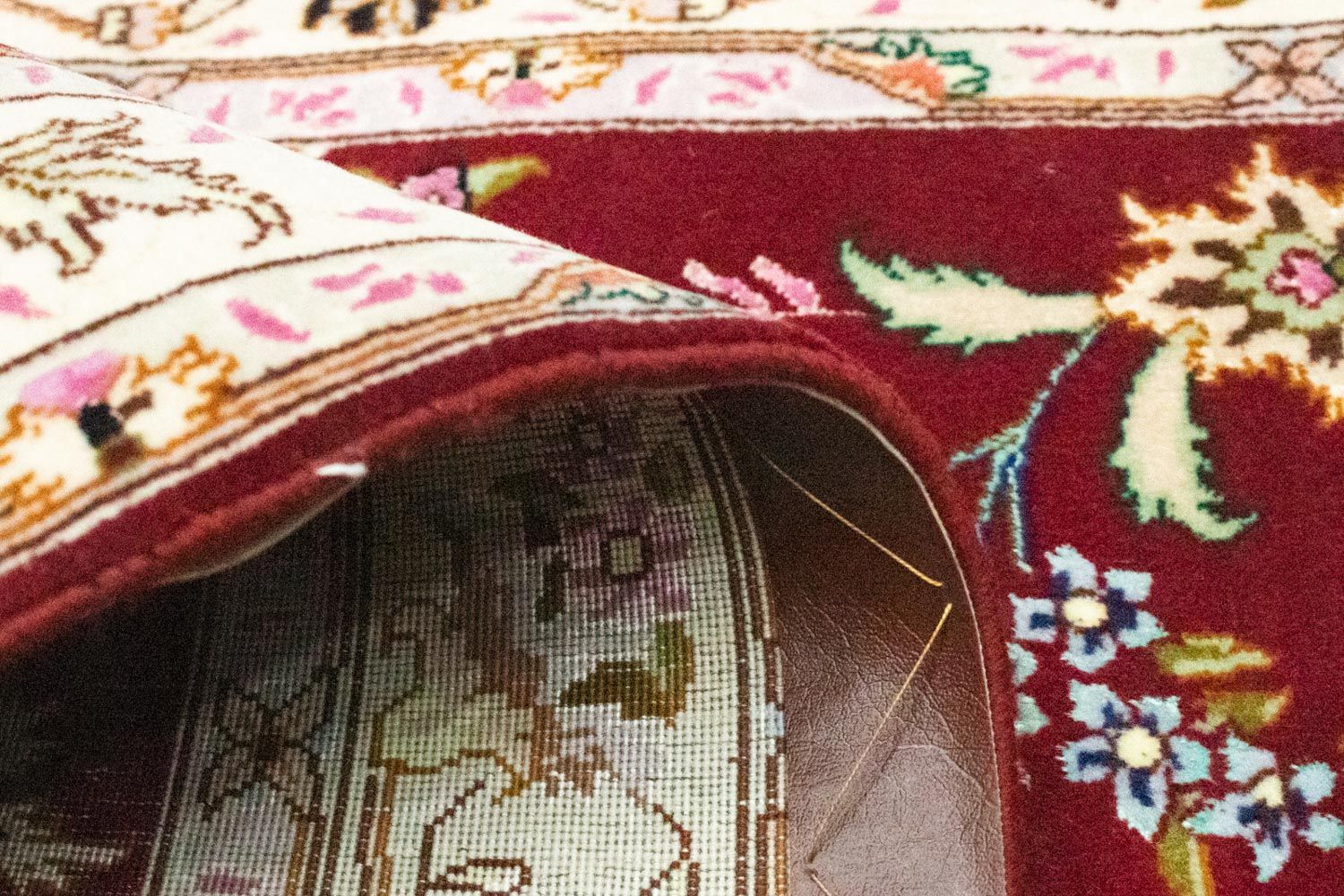 Løber Persisk tæppe - Tabriz - Royal - 200 x 83 cm - rød