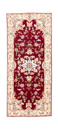 Løber Persisk tæppe - Tabriz - Royal - 202 x 81 cm - rød