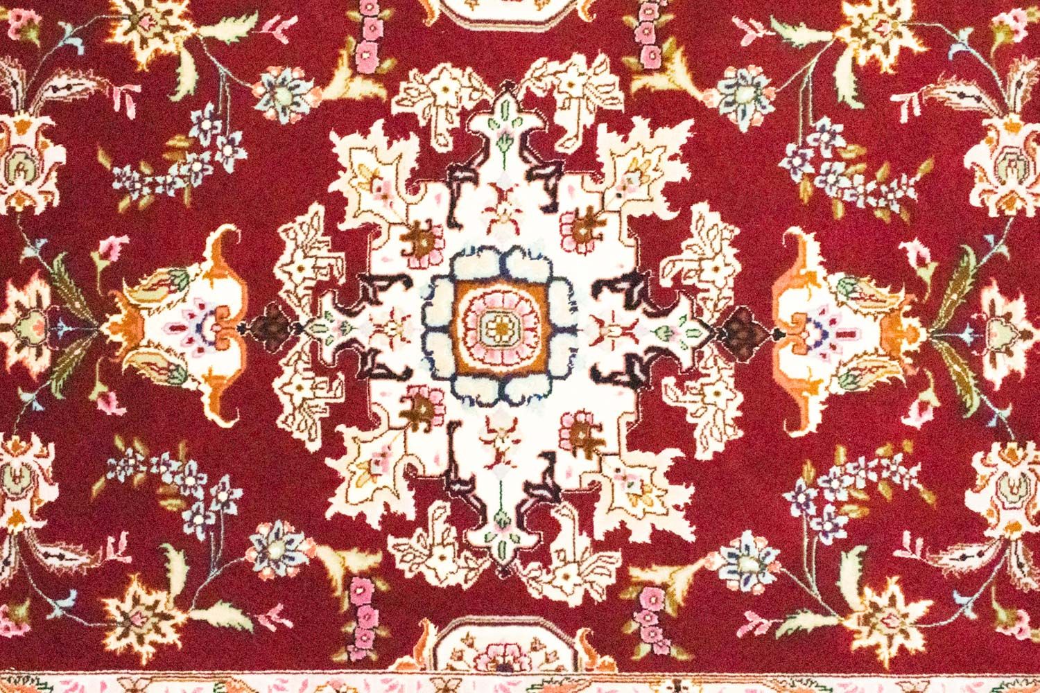 Løber Persisk tæppe - Tabriz - Royal - 202 x 81 cm - rød