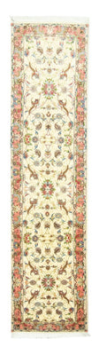 Løber Persisk tæppe - Tabriz - Royal - 317 x 78 cm - beige