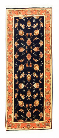 Løber Persisk tæppe - Tabriz - Royal - 200 x 75 cm - laks