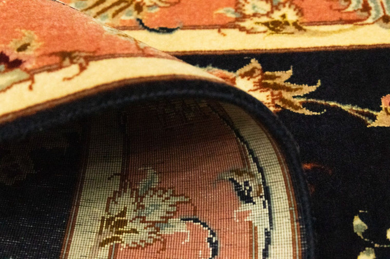 Løber Persisk tæppe - Tabriz - Royal - 200 x 75 cm - laks