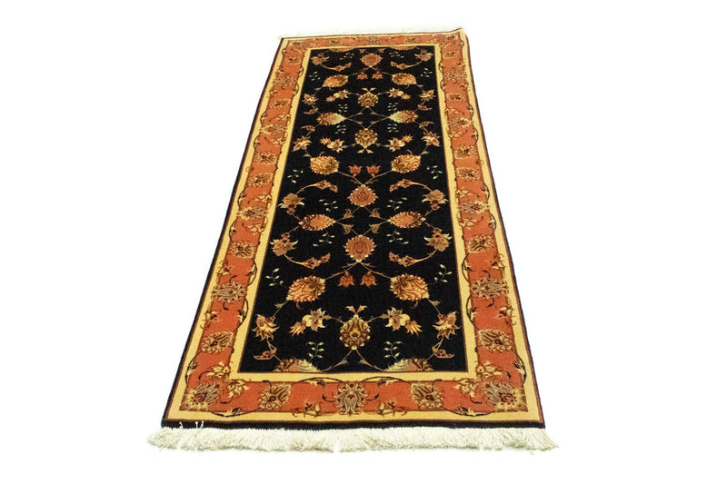 Løber Persisk tæppe - Tabriz - Royal - 200 x 75 cm - laks