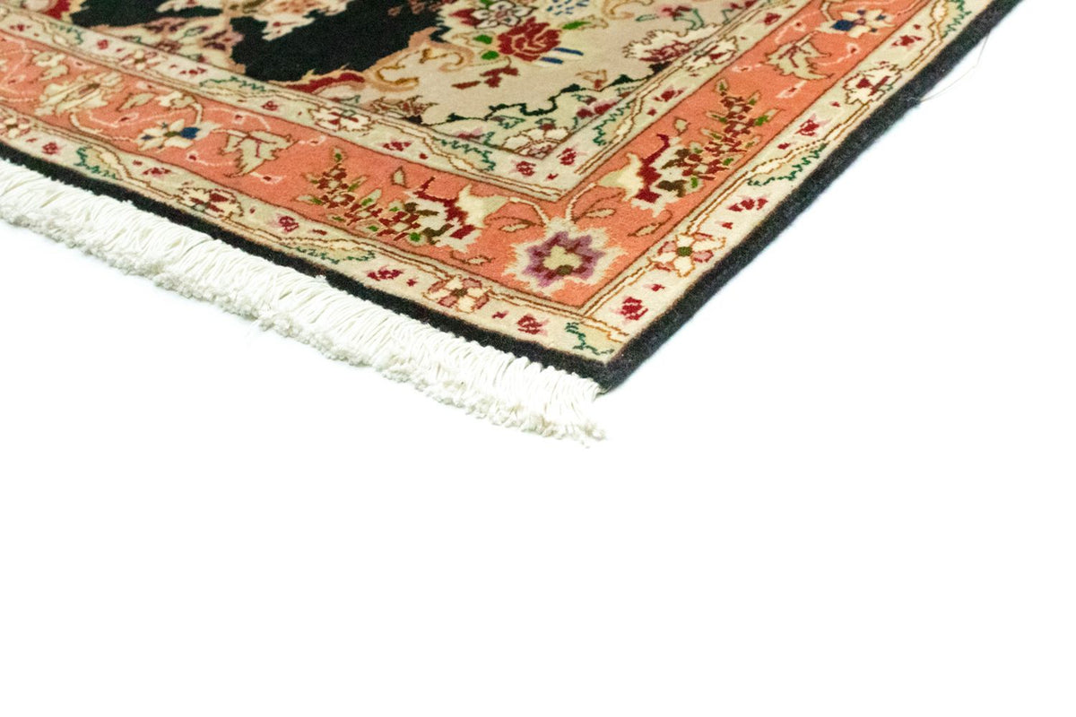 Løber Persisk tæppe - Tabriz - Royal - 215 x 83 cm - sort