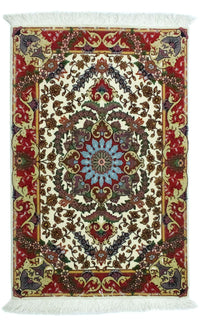 Persisk tæppe - Tabriz - 97 x 63 cm - beige