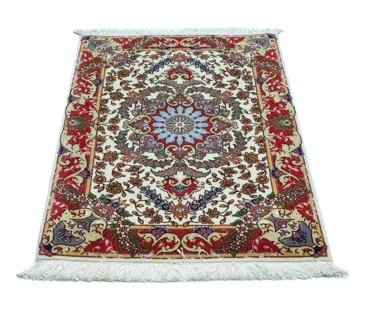 Persisk tæppe - Tabriz - 97 x 63 cm - beige