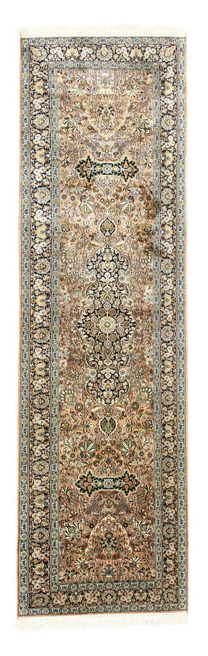 Løber Silketæppe - Kashmir Silk - 278 x 77 cm - rød
