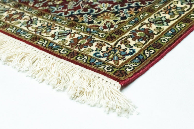 Silketæppe - Kashmir Silk - 95 x 63 cm - rød
