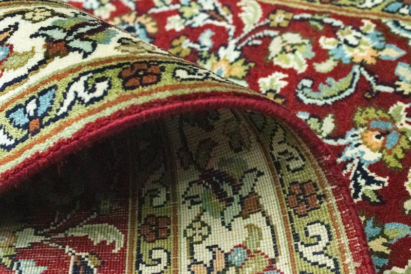 Silketæppe - Kashmir Silk - 95 x 63 cm - rød