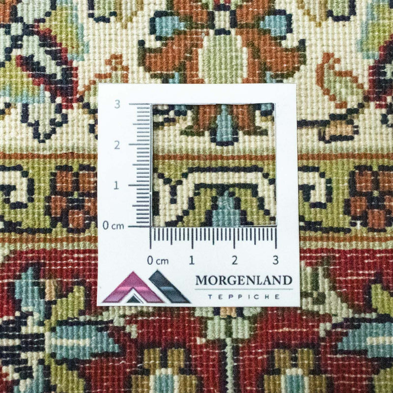 Silketæppe - Kashmir Silk - 95 x 63 cm - rød