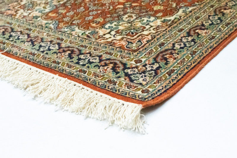Silketæppe - Kashmir Silk - 94 x 63 cm - rust