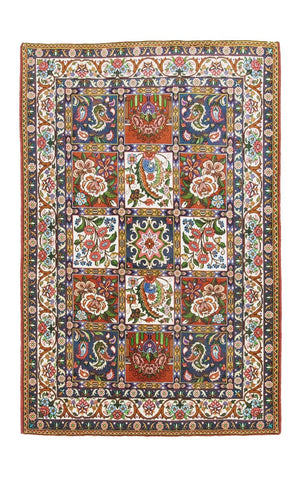 Persisk tæppe - Bijar - 205 x 135 cm - flerfarvet