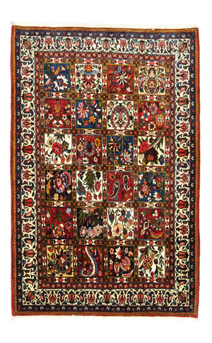 Persisk tæppe - Nomadisk - 215 x 145 cm - rød