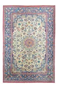 Persisk tæppe - Isfahan - Premium - 327 x 222 cm - beige